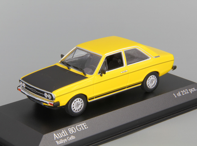 AUDI 80 GTE (1975), yellow