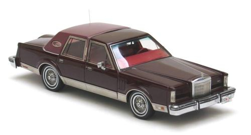 LINCOLN Mark VI Sedan 1980, red met