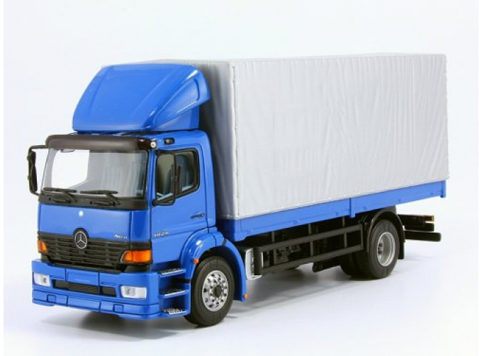 MERCEDES-BENZ Atego 1828 бортовой грузовик с тентом, синий