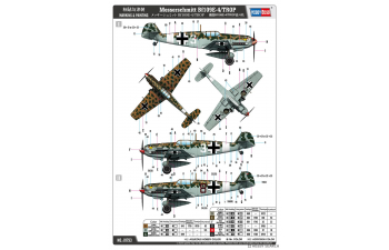 Сборная модель Messerschmitt Bf109E-4/TROP
