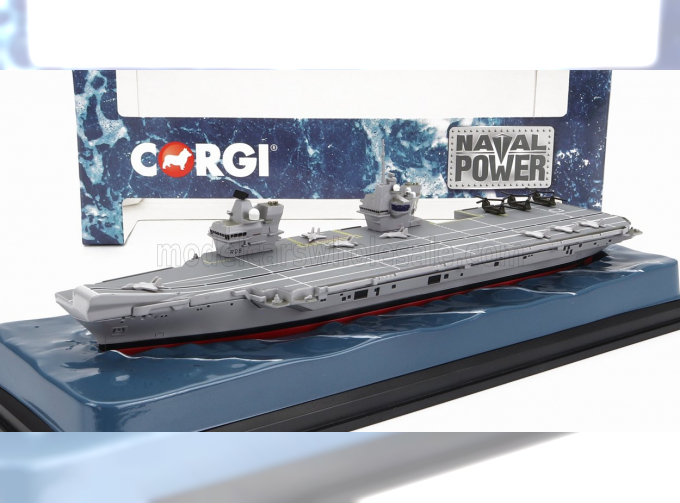 SHIP Hms Queen Elizabeth (r08) Portaerei Aircraft Carrier British Navy (2014), Military Grey