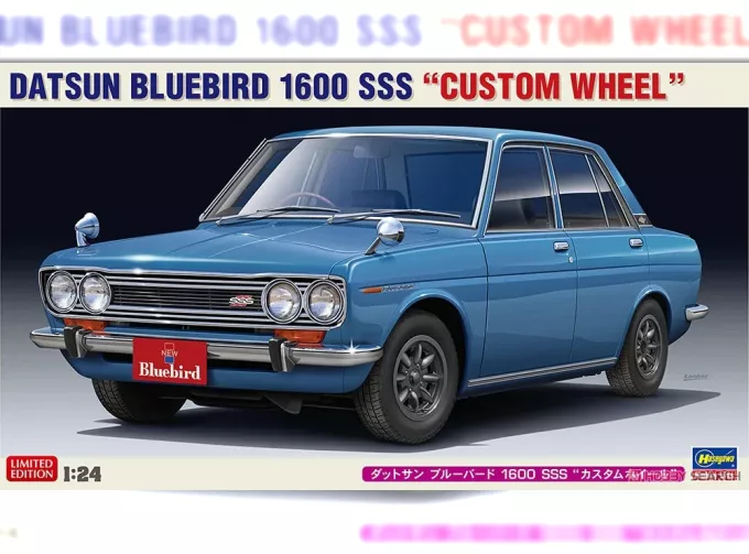 Сборная модель Datsun Bluebird 1600 SSS "Custom Wheel"