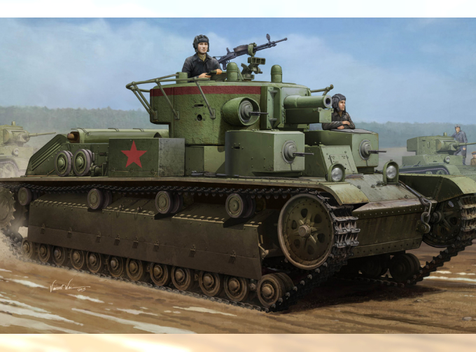 Сборная модель Танк Soviet T-28 Medium Tank (Welded)