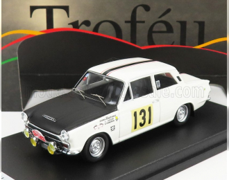 FORD Lotus Cortina №131 Rally Montecarlo (1967) H.greder - A.vigneron, White Black