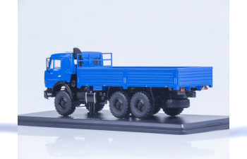 Камский грузовик 43118 6х6 бортовой, синий