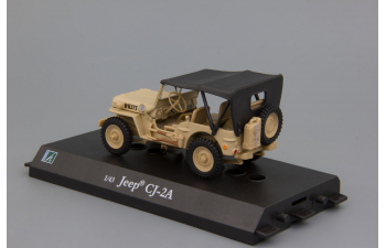 JEEP Willys CJ-2A песочный, с тентом