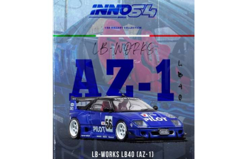 MAZDA AZ-1 Liberty Walk LB40 *Pilot*, blue