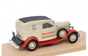 FORD V8 Delivery sedan Philips (1932), beige/red