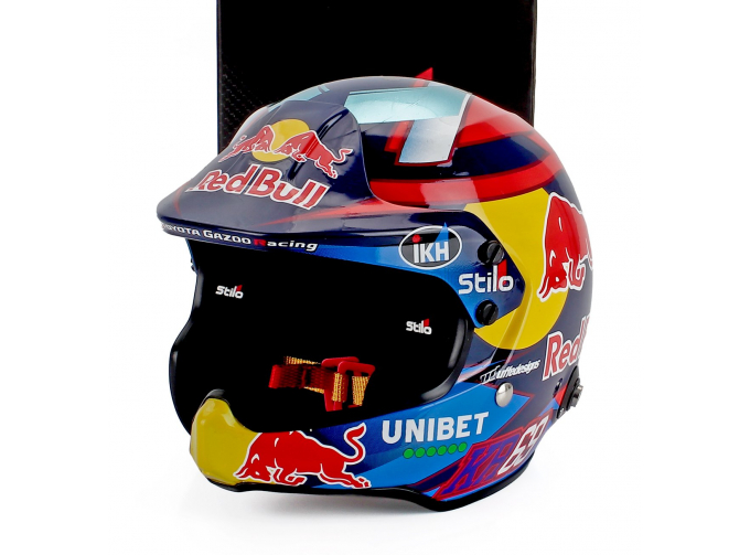 STILO Casco Helmet Kalle Rovanpera World Champion Team Toyota Yaris Gr Rally1 Hybrid Gazoo Racing Wrt Rally Season (2023), Blue Red Yellow