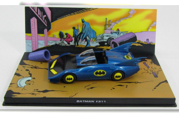 BATMAN Batmobile - 311 1979, Blue Met Matt Black