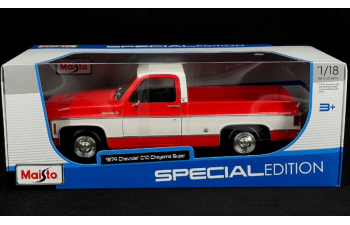 CHEVROLET C-10 Pick-up Cheyenne Super (1974), red/white