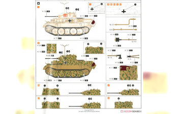 Сборная модель Танк Pzkpfw II Ausf L Luchs ( w /Zusatzpanzerung)