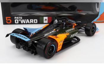 HONDA TEAM McLAREN SP ARROW NTT N 5 INDIANAPOLIS INDY 500 SERIES (2022) PATO O'WARD, LIGHT BLUE ORANGE