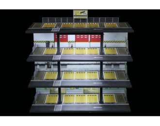 Diorama *US style 4 storey parking lot with light C*, various