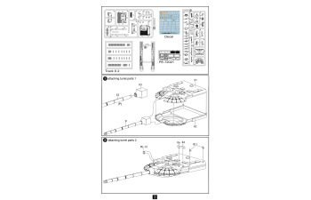 Сборная модель Russian танк Т-80UM2 (Black eagle) Main Batt­le Tank