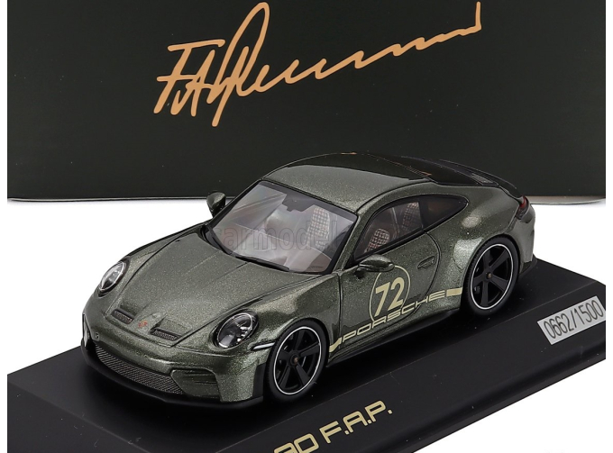 PORSCHE 911 992-2 GT3 90 F.A. (90 Years Edition Ferdinand Alexander Porsche) №72 Coupe (2025), green