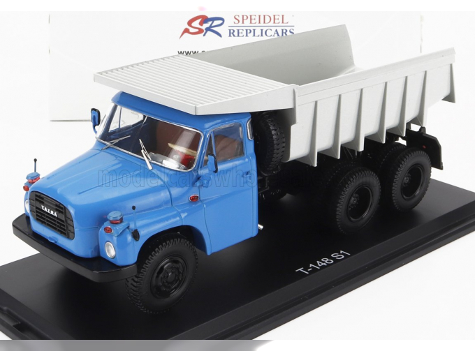 TATRA T148 S1 Truck Cassone Ribaltabile 3-Assi (1963), blue / silver