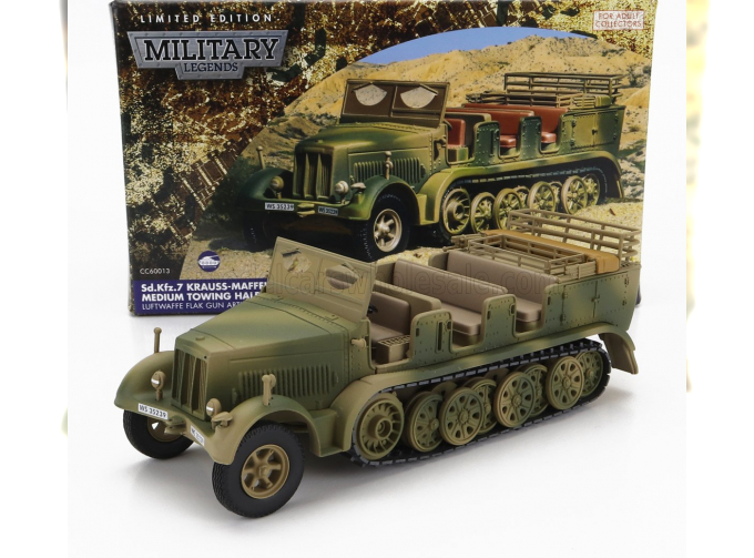 TANK Half Truck Krauss-maffei Cingolato (1942), Military Camouflage