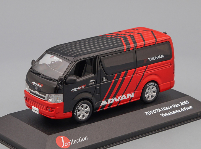 TOYOTA Hiace Van Yolohama Advan (2007), black / red