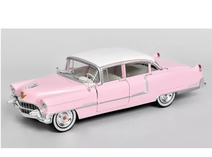 CADILLAC Fleetwood Series 60 1955 Pink with White Roof