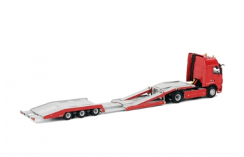 VOLVO FH3 Globetrotter XL Trucktransporter (3 axle), Premium Line 1:50, красный