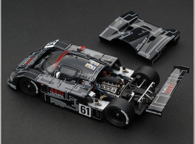 Sauber Mercedes C9 #61 Mauro Baldi - Jochen Mass - James Weaver Le Mans (1988), black