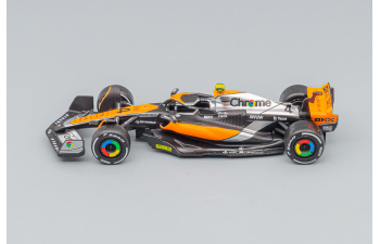 McLAREN F1 Mcl60 Team Mclaren N4 Season (2023) Lando Norris, Orange Black Blue