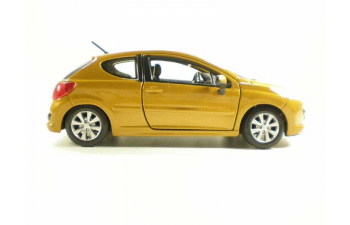 PEUGEOT 207, Star Collection 1:24, рыжий