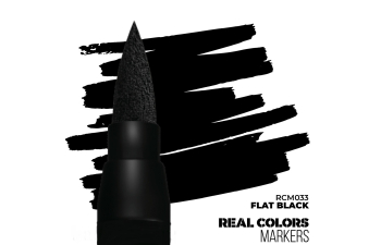 Маркер акриловый серии RC "Чёрный матовый" / FLAT BLACK – RC MARKER