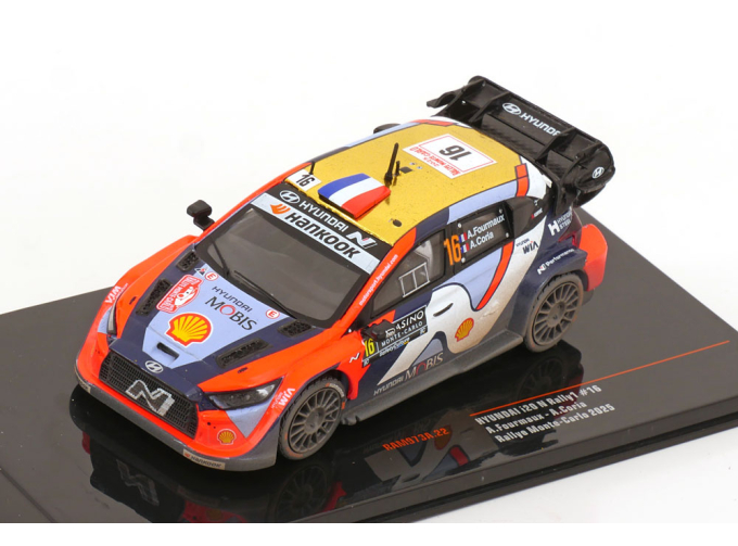 HYUNDAI i20 N Rally1 No 16  Rally Monte Carlo, Fourmaux/Coria (2025), Dirty Version