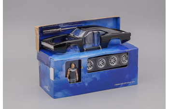 DODGE Dom's Dodge Charger R/t 1970 - With Figure Dominic Toretto - Fast & Furious 7, matt black