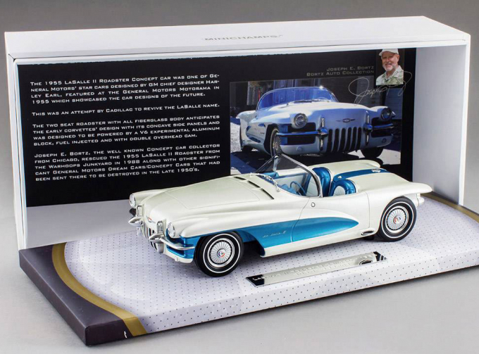 LA SALLE Roadster (1955), white / blue