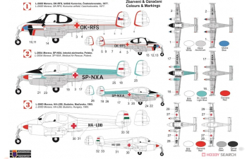 Сборная модель Let L-200A/D “Morava” Ambulance
