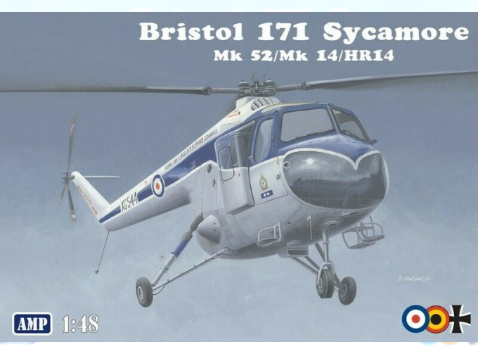 Сборная модель Вертолет Bristol 171 Sycamore Mk 52/Mk 14/HR14