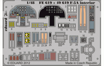 Фототравление для F-5A interior S.A.