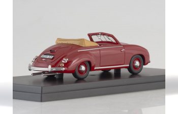 VOLKSWAGEN Dannenhauer and Stauss Convertible, dark red