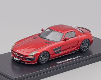MERCEDES-BENZ Brabus 700 Biturbo SLS AMG C197, red metallic