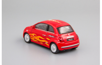 FIAT 500 (2007), red