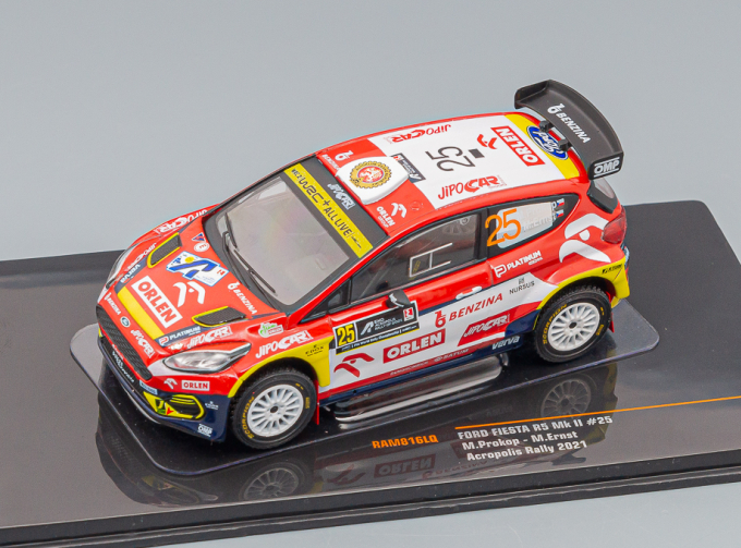 FORD Fiesta R5 MKII #25 "M-Sport Ford WRT" Prokop/Ernst 16 место Rally Acropolis (2021)