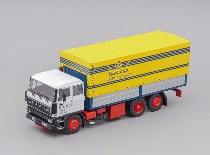 RABA L22 6x2, Legendas teherautok 47, white / grey / yellow