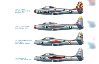 Сборная модель Самолет F-84 G Thunderjet