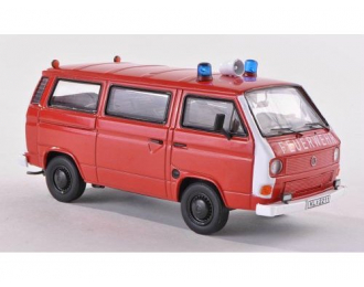 VOLKSWAGEN T3-b bus Feuerwehr, red