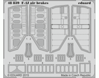 Фототравление для F-4J air brakes (воздушный тормоз)