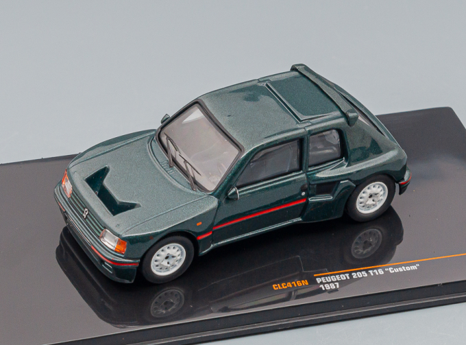 PEUGEOT 205 T16 Customs (1987), Metallic Dark Green