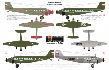 Сборная модель Ju-52 in Czechoslovak service