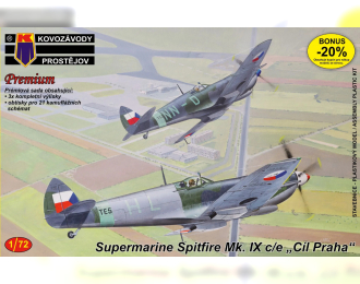 Сборная модель SUPERMARINE SPITFIRE MK IXE. “DESTINATION PRAGUE”