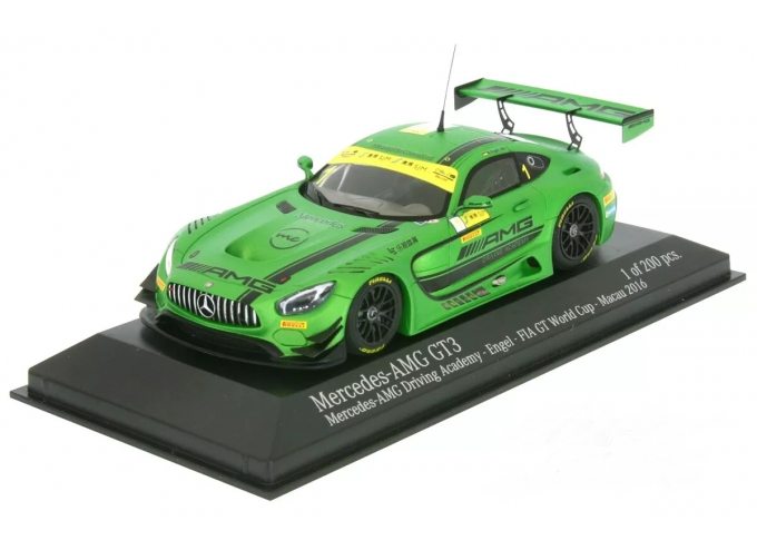 MERCEDES-BENZ AMG GT3 Mercedes AMG Driving Academy Maro Engel FIA GT World Cup Macau (2016 ), green