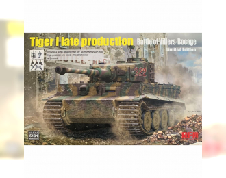 Сборная модель Танк Tiger I (поздний) "Бой у Виллер-Бокажа", ограниченная серия