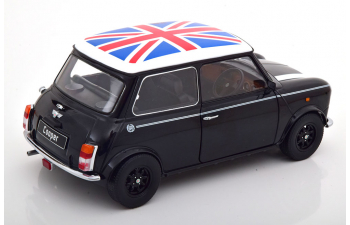 MINI Cooper RHD, black white Union Jack