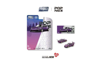 PORSCHE RWB 997, purple